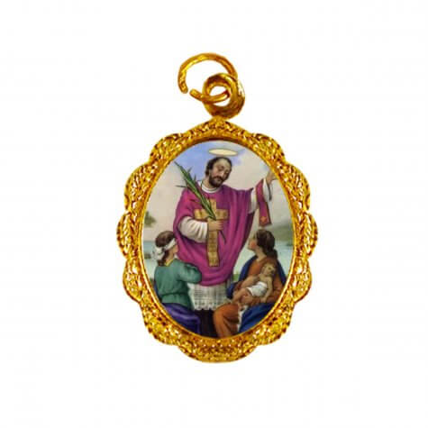 Medalha de alumínio - São Valentim