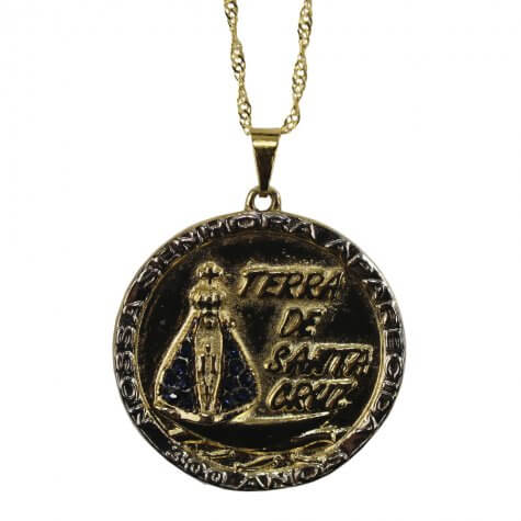 Colar Medalhão 300 Anos Aparecida