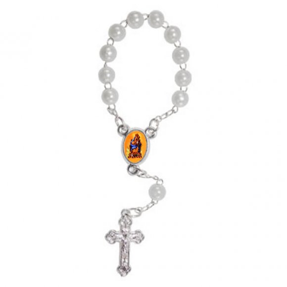 Mini Terço com Foto Nossa Senhora do Monte Serrat