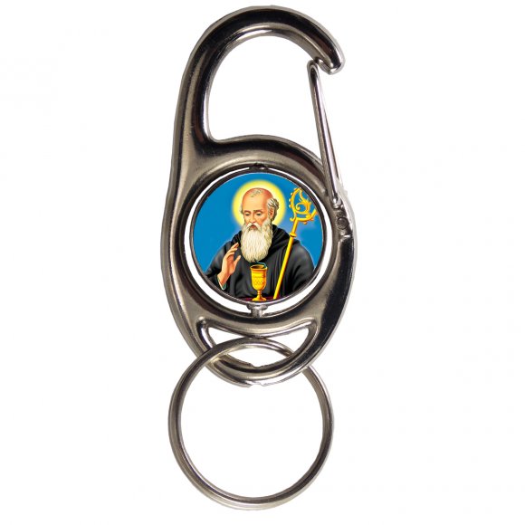 Chaveiro Mosquetão Giratório São Bento
