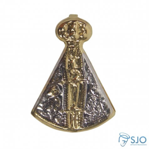 Pingente Nossa Senhora Aparecida com Ródio Mini
