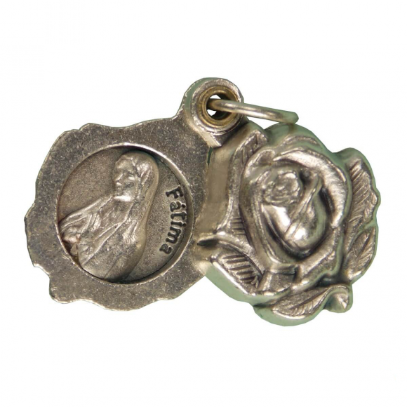 Pingente Rosa de Nossa Senhora de Fátima