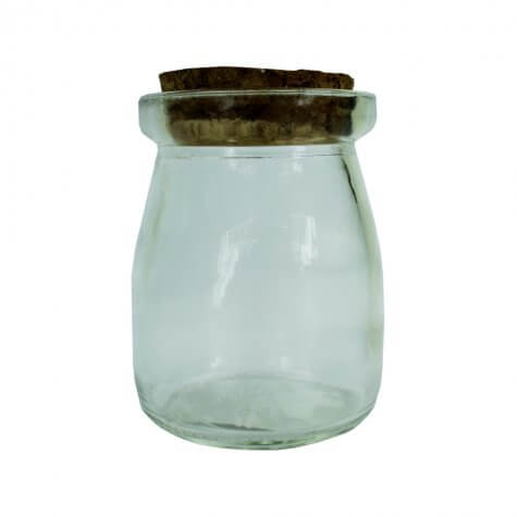 Pote de Vidro com Rolha 100 ML