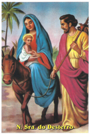 Santinhos de Oração Nossa Senhora do Desterro