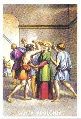 Santinhos de Oração Santa Apolônia