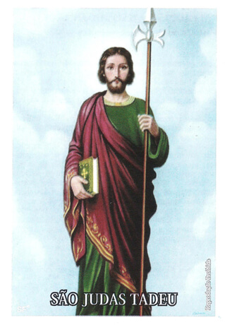 Santinhos de Oração São Judas Tadeu