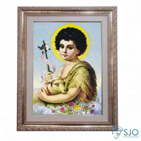Quadro - São João Batista - 52 cm x 42 cm