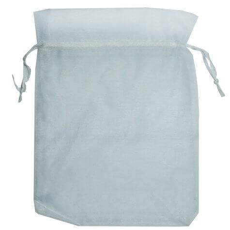 Saquinho de Organza Branco 10 x 15