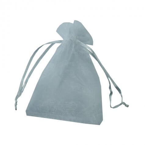 Saquinho de Organza Branco 9 x 13