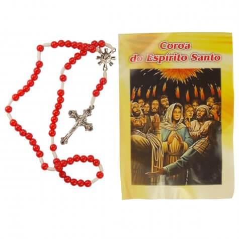 Terço com Folheto Espírito Santo