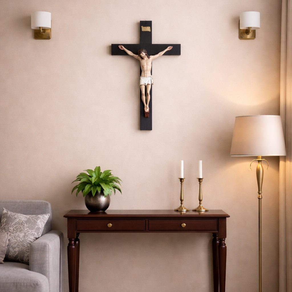 Crucifixo de Parede Grande - 40 cm | SJO Artigos Religiosos