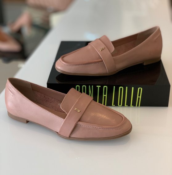 slip on couro santa lolla