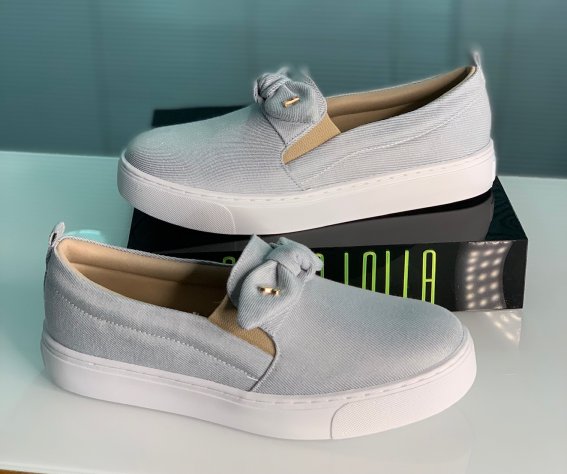 Slip On Santa Lolla Jeans Azul - Comprar em Desigual