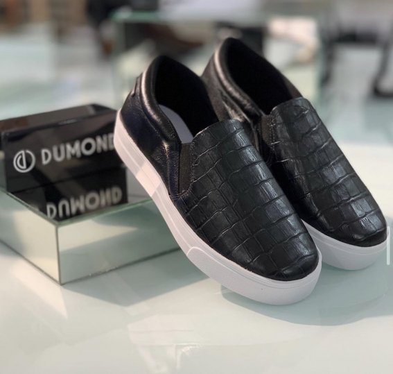 tenis preto feminino dumond