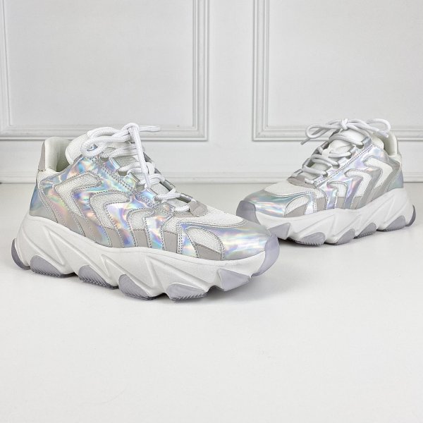 tenis chunky holografico