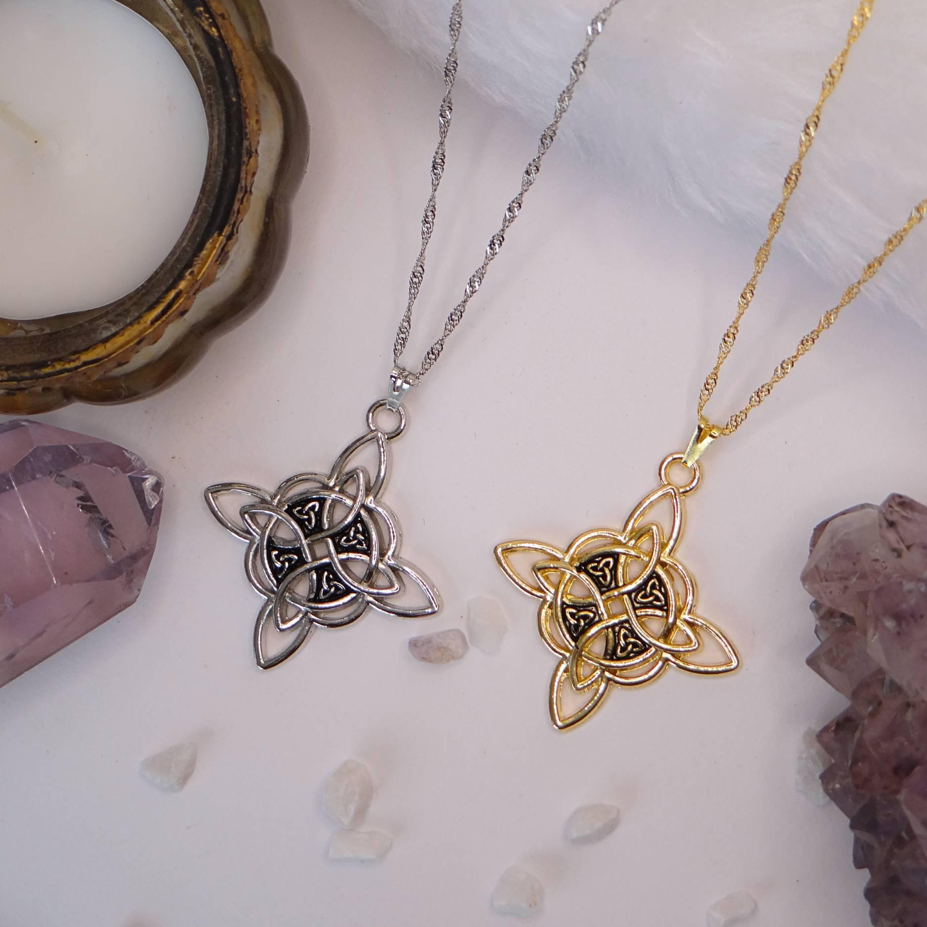 Colar Nó de Bruxa 33mm: Mistério e Proteção