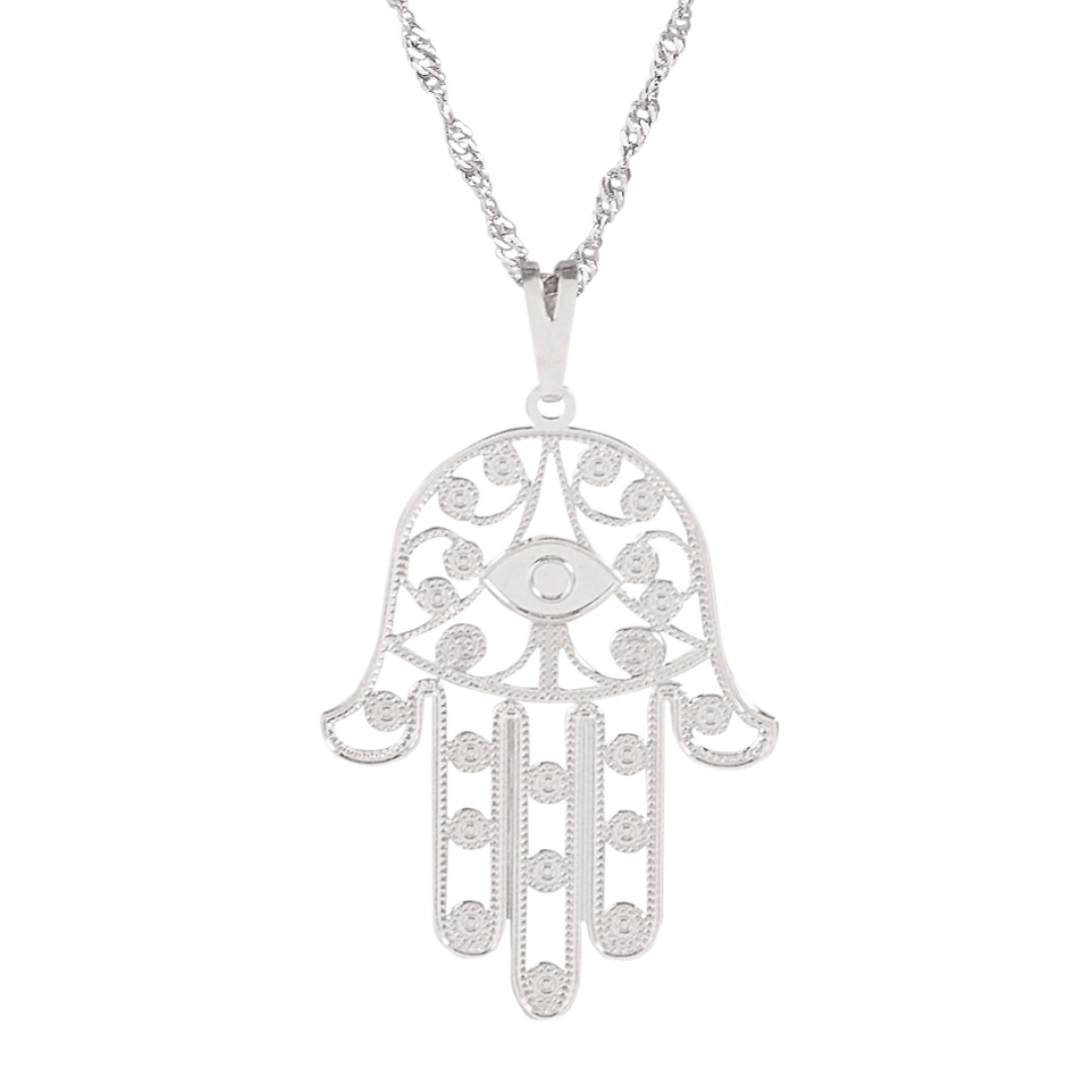 Colar Hamsa 30mm - Sunshine Cristais