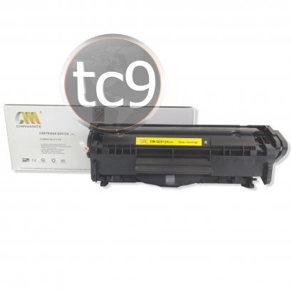 Kit 10 Cartuchos De Toner Compatível Hp Q2612a 2612a 12a Preto Premium