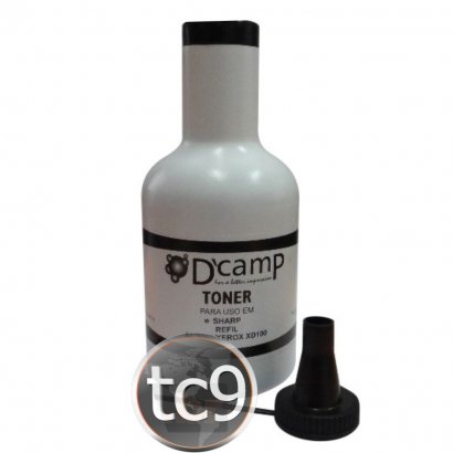 Refil de Toner Sharp AL-1000 | AL-1530 | AL-1540 | AL-1631 | AL-1641 |AL-1642 | AL-1651 | AL-2030 | AL-2040 | 220g | DCamp