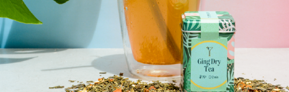 Drinks com chá: Ging Dry Tea