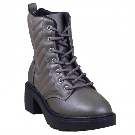 Bota Coturno Vizzano Napa Strech 3079106 | Teffé Calçados