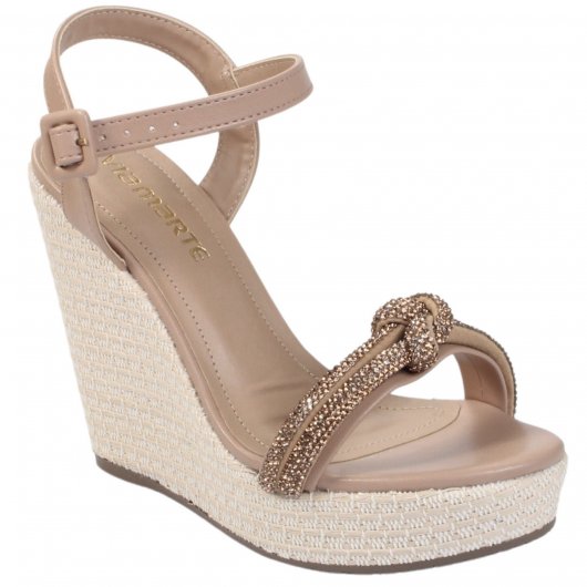 Sandália Anabela Via Marte 11308 Teffé Calçados