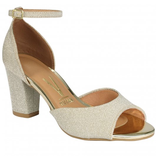 Sandália Social Vizzano Gliter 6262406 | Teffé Calçados
