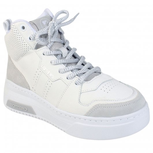 Tênis Cano Alto Bottero Couro 346033 Teffé Calçados