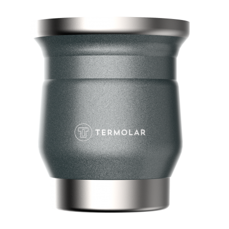 Cuia Térmica Inox Termolar 250ml Chumbo