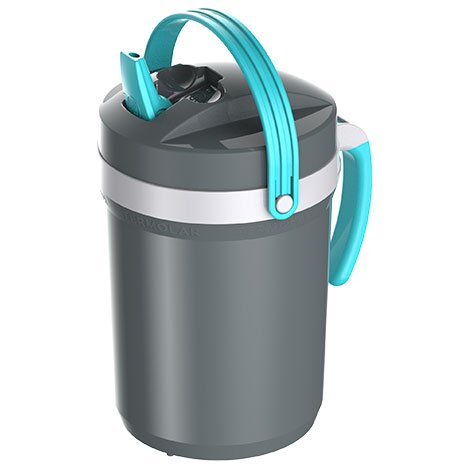 Jarra Térmica 2.5L Cinza Plus Verde Litoral Fliptop Termolar