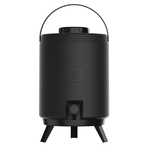 Botijão Térmico 12L Maxitermo Preto Termolar