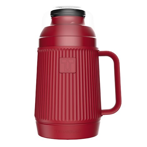 Garrafa Térmica Termolar 500mL Vermelho Latino Mundial 