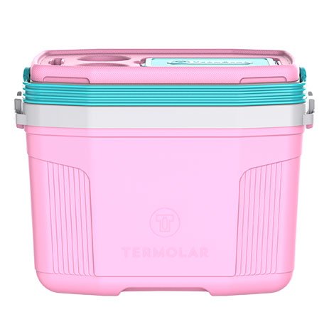 Caixa térmica 20 L Termolar Cinza Plus com Verde Litoral