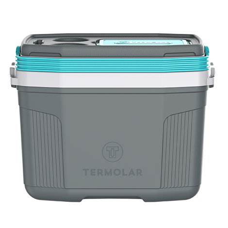 Caixa térmica 20 L Termolar Cinza Plus com Verde Litoral
