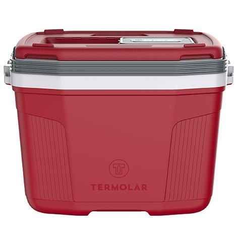 Caixa térmica 32 L Termolar Vermelho Latino