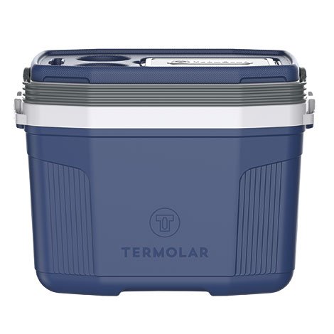 Caixa térmica 20 L Termolar Cinza Plus com Verde Litoral
