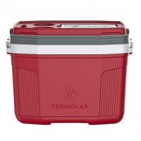 Caixa térmica 20 L Termolar Cinza Plus com Verde Litoral