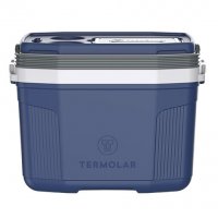 Caixa térmica 20 L Termolar Cinza Plus com Verde Litoral