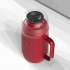 Garrafa Térmica Termolar 500mL Vermelho Latino Mundial  3