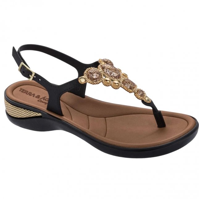 SANDÁLIA TERRA E ÁGUA ANABELA COMFORT 489804