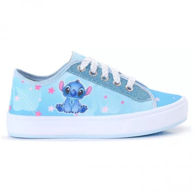 Stitch Tenis Menina 25 Tênis Infantil Menina Ajustável Diversão