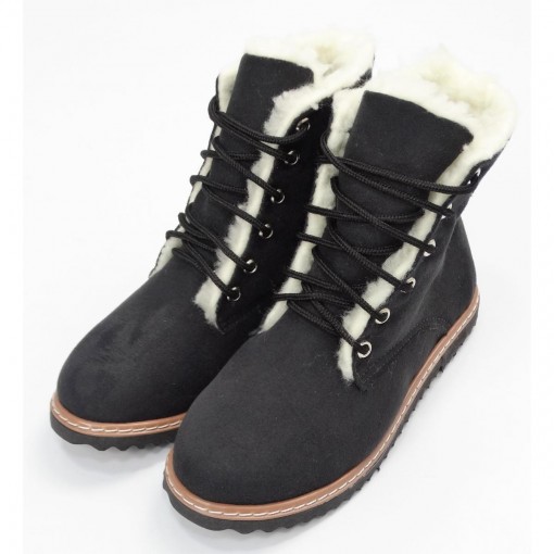 bota coturno com pelo