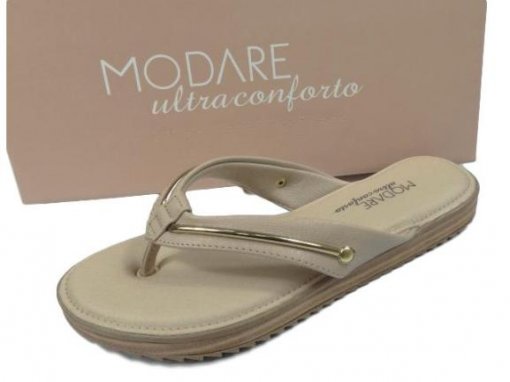 tamanco rasteiro conforto modare