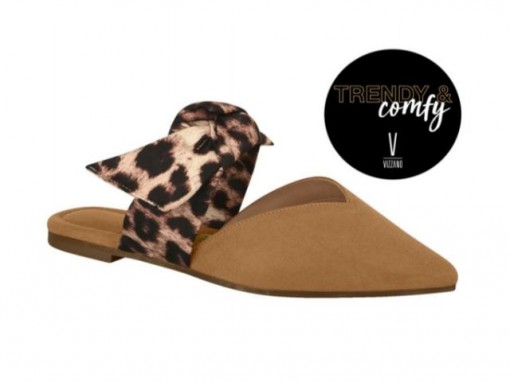 mule animal print vizzano