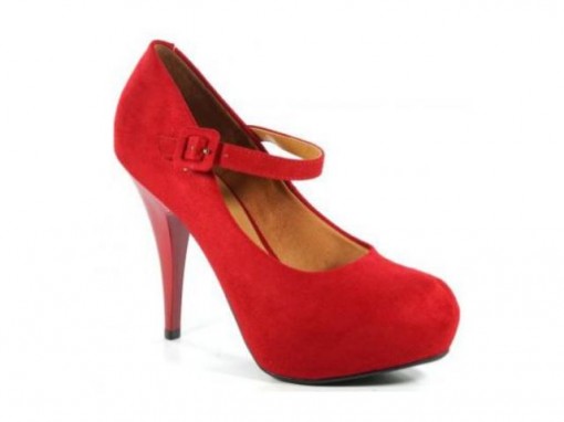 sapato boneca vizzano vermelho