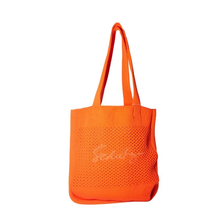 Bolsa Tote Schutz Tricô Laranja