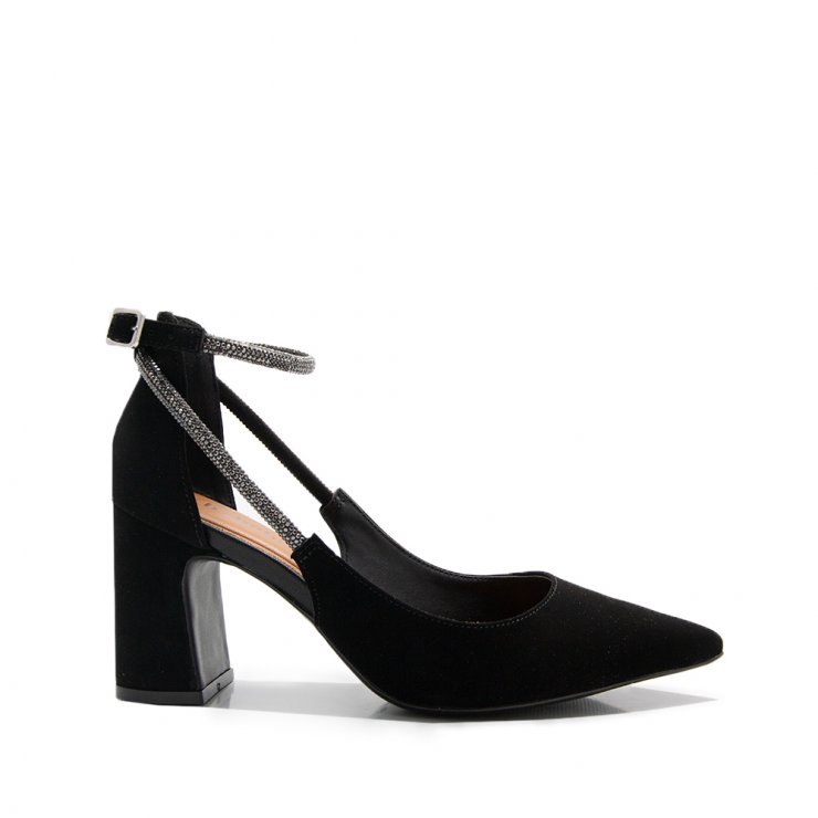 Sapato Bebece Salto Bloco Preto
