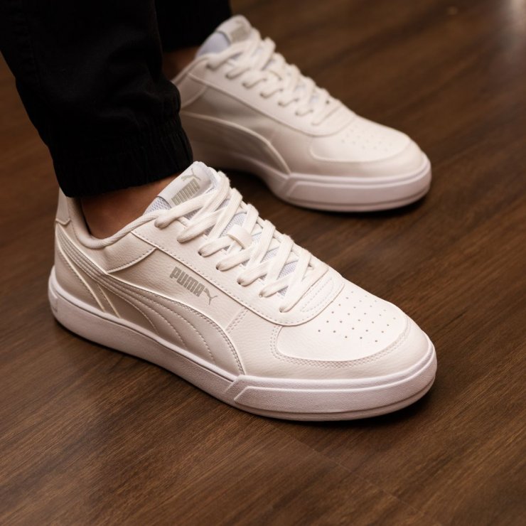 Puma Caven Tallas Tenis Puma Caven Beige Hombre Blanco 28