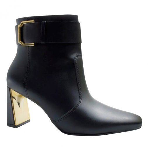 Bota Salto Grosso Cano Baixo Ankleboot Ramarim| Valuti Calçados