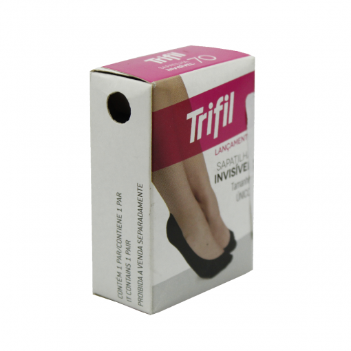 meia fina sapatilha trifil